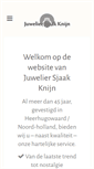 Mobile Screenshot of juweliersjaakknijn.nl